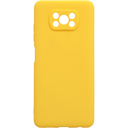 Задняя накладка ZIBELINO Soft Case для Xiaomi Poco X3/X3 Pro (желтый)