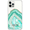 Задняя накладка GRESSO для iPhone 12 Pro. Коллекция "Drama Queen". Модель "Mint Agate".