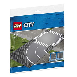 Конструктор LEGO City 60237 Поворот и перекрёсток