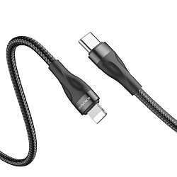 Кабель Lightning <--> Type-C  1.0м BOROFONE BX61 Source, чёрный