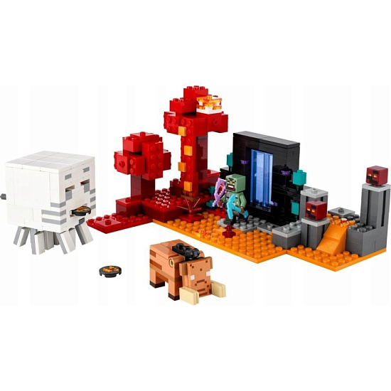 Конструктор LEGO Minecraft 21255 Засада на портале Пустоты