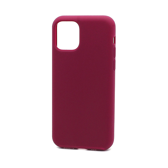 Силиконовый чехол SILICONE CASE для iPhone 11 (бордовая) (не оригинал)