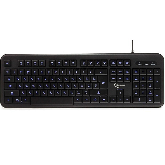 Клавиатура GEMBIRD KB-200L черная, USB