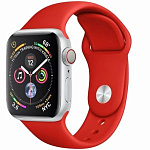 Силиконовый моно-ремешoк NONAME для Apple Watch 38/40mm (159mm) красный