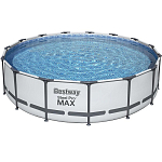 Бассейн каркасный BESTWAY 56488 Steel Pro Max 457х107см, 14970л, фил.-насос 3028л/ч, лестница, тент