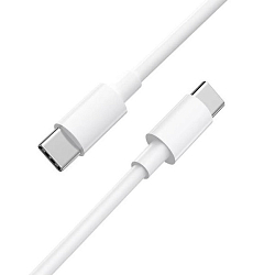 Кабель Type-C <--> Type-C  1.0м SMARTBUY (ik-131FC), белый, 100 Вт, 5A