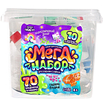 Набор для опытов «Меганабор для создания слаймов», своими руками, 10 фигурок и кристаллов 10528057