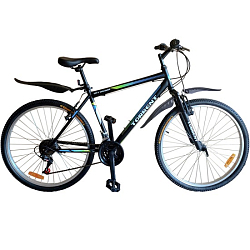 Велосипед TORRENT City Cruiser Матовый черный, голубой
