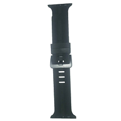 Силиконовый ремешoк NONAME для Apple Watch (38/40mm) чёрный