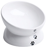 Миска керамическая "Феншуй" 150 мл  13 x 9 cм, белая с лапками 9214863