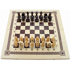 Шашки-шахматы деревянные 40*40, арт. 05576