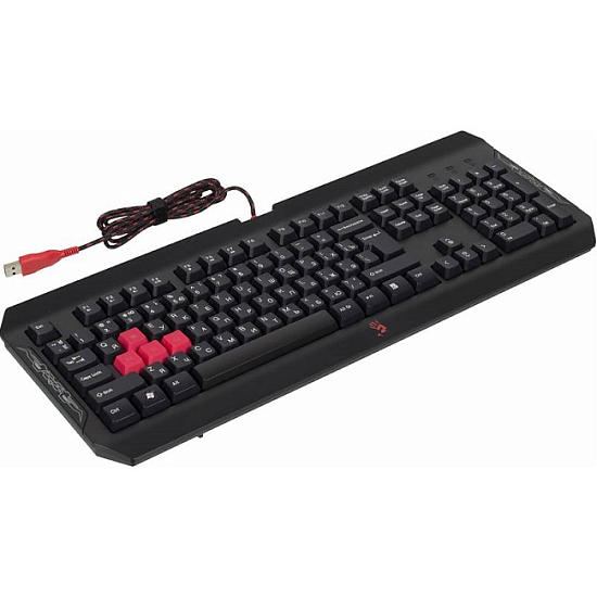 Клавиатура A4TECH Bloody Q100 черный USB Gamer