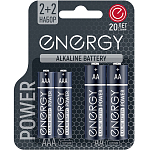 Элемент питания ENERGY LR06+LR03 Power BL2+2 (4/40/320)