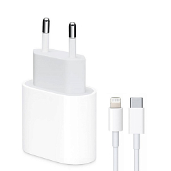 Сетевое ЗУ для Apple iPhone 20W, Lightning (NO LOGO) (не оригинал) A
