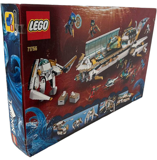 Конструктор LEGO NINJAGO 71756 Подводный «Дар Судьбы» (Уценка)
