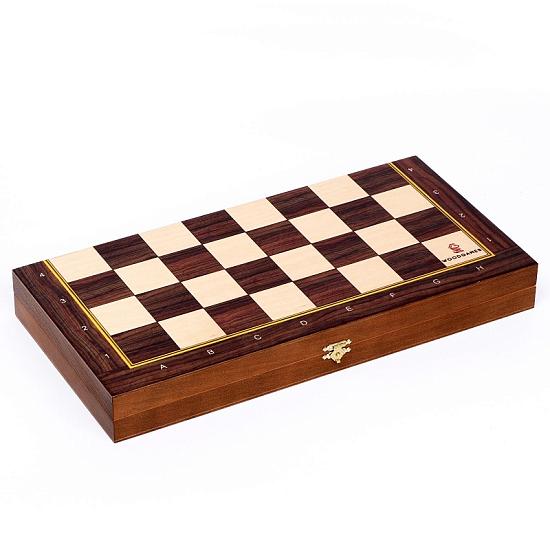 Шахматы "Баталия", утяжеленные, из массива букаовые, (король h-9 см, пешка h-4.4 см), доска 37 х 37