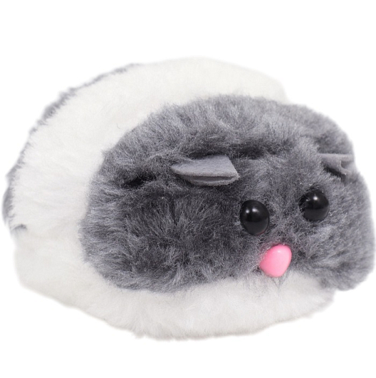 Игрушка вибрирующая, 5 см, серо-белая   7916111