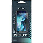 Противоударное стекло BORASCO для iPhone 12 черное, полный клей