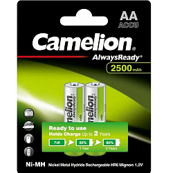 Аккумулятор CAMELION R06 2700mAh Always Ready BL-2 (NH-AA2700BP2)