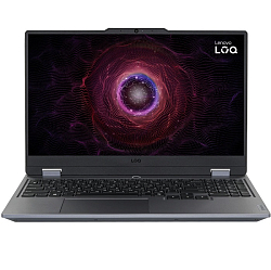 Ноутбук игровой 15.6" Lenovo LOQ 15ARP9 (AMD Ryzen 5-7235HS/ 24 ГБ/ SSD 512 ГБ/ RTX 3050/ DOS) (83JC005FRK) серый