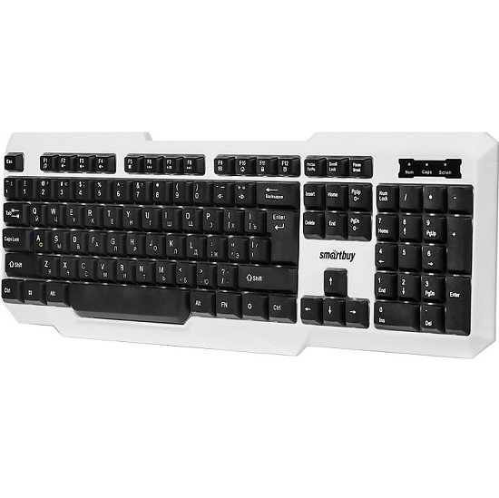 Клавиатура SMARTBUY ONE 333 белая/черная