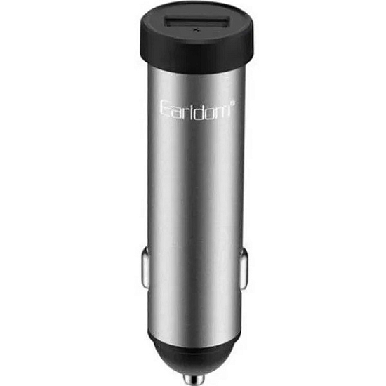 Авто ЗУ 1USB EARLDOM ES-CC21 серебро