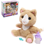 Интерактивная игрушка «Милый котёнок», МИКС