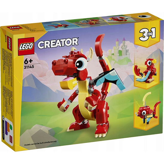 Конструктор LEGO Creator 31145 Красный дракон (Уп: 20*15*5)