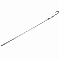 Шампур угловой BOYSCOUТ 450х10х1 мм из нержавеющей стали /500/50 61022
