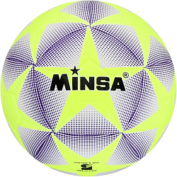 Мяч футбольный Minsa, TPU, машинная сшивка, 12 панелей, размер 5