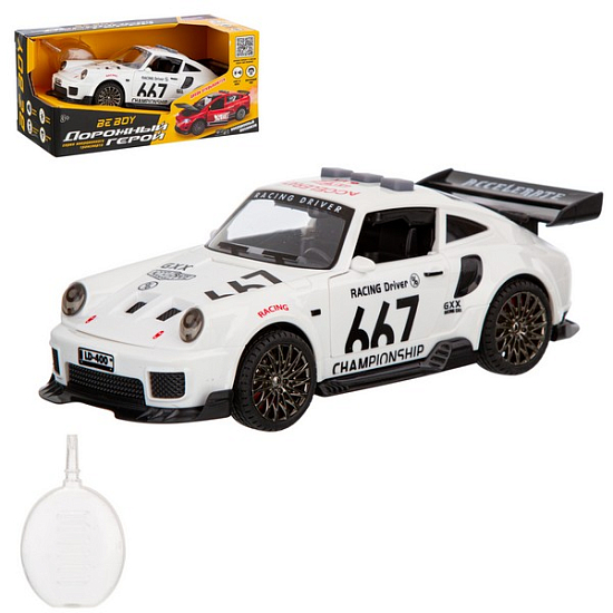 Машинка инерционная BeBoy резиновые покрышки, двери открываются IT110823