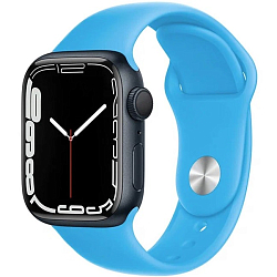 Силиконовый ремешок ISA Silicone для Apple Watch 38/40/41mm Голубой