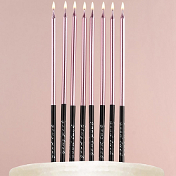 Свечи для торта «В твой особенный день», розовый, 8 шт. 10099054