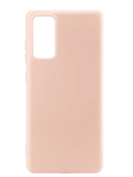 Задняя накладка SILICONE COVER для Samsung Galaxy S20 Fe пудровый