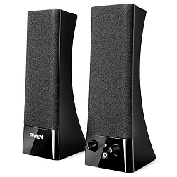 Колонки 2.0 SVEN 235 черный (2*2Вт)