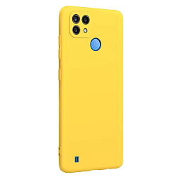 Задняя накладка NANO для Realme C21 (Желтый)