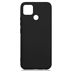 Силиконовый чехол DF для Realme C25/C25s DF rmOriginal-13 (black) с микрофиброй