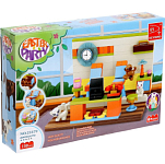 Конструктор KEYIXING Весна. Кафе и зверята», 130 деталей