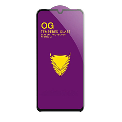 Противоударное стекло NONAME для HUAWEI Y8S, OG PREMIUM, черное, полный клей