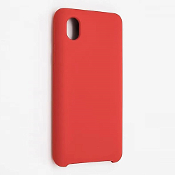 Силиконовый чехол SILICONE CASE для Samsung Galaxy A01 Core (Красный)
