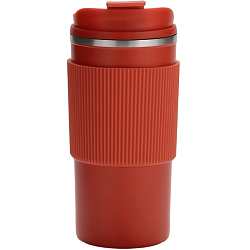 Термокружка, 450 мл, 7.5×18 см, вакуумная, нержавеющая сталь, красная 10831006