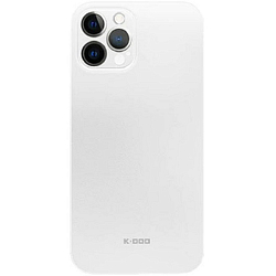 Задняя накладка KZDOOO Air Skin для iPhone 15 Pro White