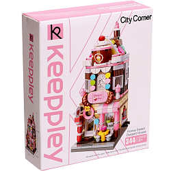 Конструктор блочный «Кондитерская», 344 детали