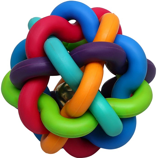 Мяч "Молекула" с бубенчиком, 6 см 898826