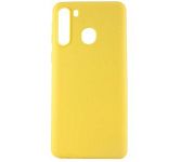 Задняя накладка ZIBELINO Soft Matte для Samsung Galaxy A21 желтый