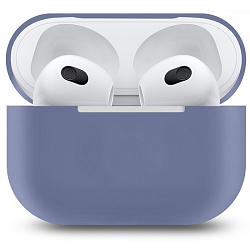Силиконовый чехол ISA для AirPods 3 Silicone midnight blue