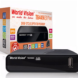 Ресивер DVB-T2 WORLD VISION T644M3