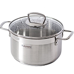 Кастрюля 3.5л KUKMARA ORN-CA3520G линии "ORION" со стеклянной крышкой