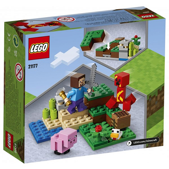 Конструктор LEGO Minecraft 21177 Засада Крипера