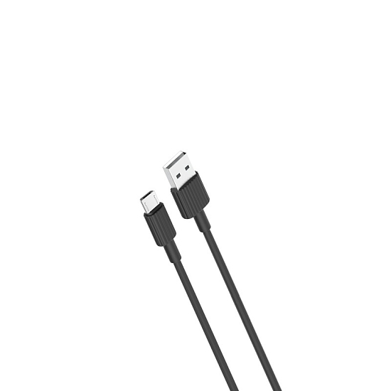 Кабель USB <--> microUSB  1.0м XO-NB156 черный